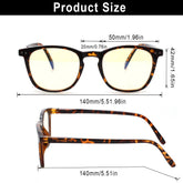 KERECSEN 2 Pack Reading Glasses Unisex Spring Hinge Round Frames 159